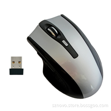 2.4G Wireless Optical Fashion Ergonomics Mouse (NV-M934RF)
